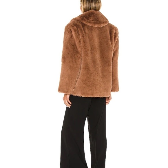 NWT‎ Eaves Faux Fur Cash Jacket in Brown Medium - Picture 2 of 11